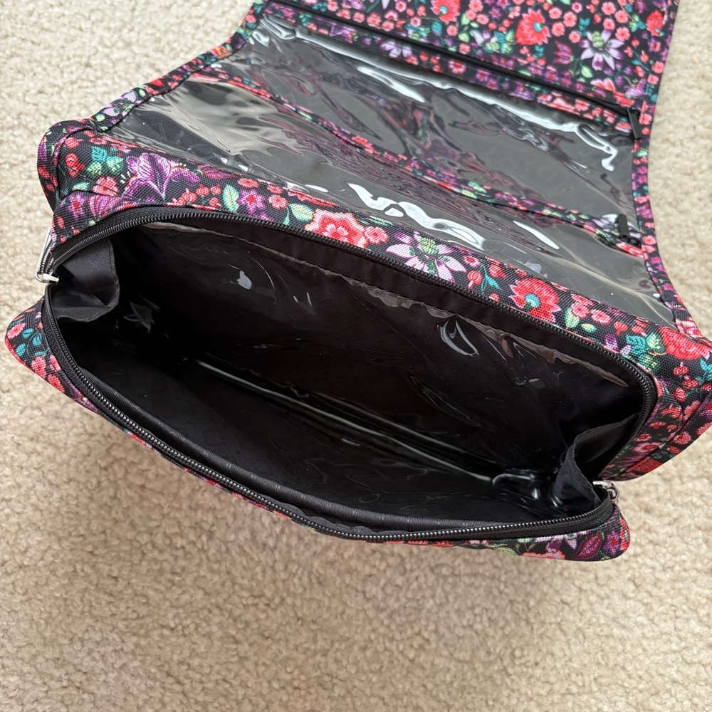 Vera Bradley Floral Travel Toiletries/Makeup Bag - Picture 6 of 9